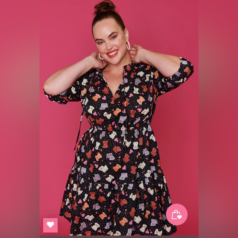 Puppy Love Dog Pattern Dress